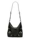 Givenchy Voyou Crossbody Bag In Leather In Black