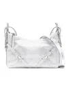 Givenchy Versatile Mini Crossbody Bag With Adjustable Strap In Silver