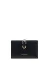 Givenchy Voyou Bifold Wallet In Tumbled Leather In Black