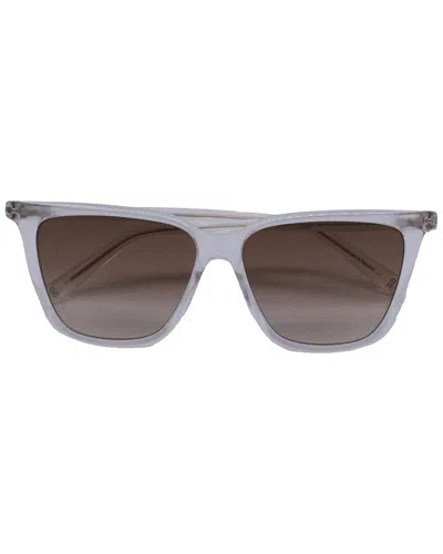 GIVENCHY GIVENCHY WOMEN'S WHITE ACETATE SQUARE SUNGLASSES (AUTHENTIC PRE-LOVED)