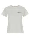 Givenchy White Crew Neck T-shirt With Logo On Front And Back In Cotton Woman In White