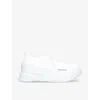 Givenchy Womens White Marshmallow Wedge Chunky-sole Knitted Low-top Trainers In White