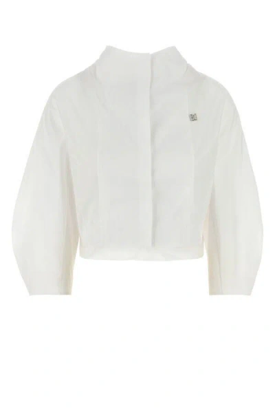GIVENCHY GIVENCHY WOMEN WHITE POPLIN SHIRT
