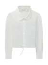 Givenchy White Relaxed Solid Shirt In White