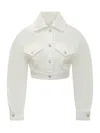Givenchy White Shirt Collar Jacket In White