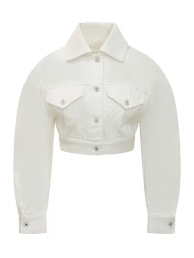Givenchy White Shirt Collar Jacket