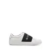 Givenchy Women White Webbing Low-top Sneakers In White