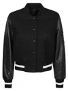 Givenchy Women Wool Bomber Jacket In Black