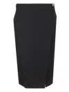 Givenchy Women Skirt With Open Side In Black