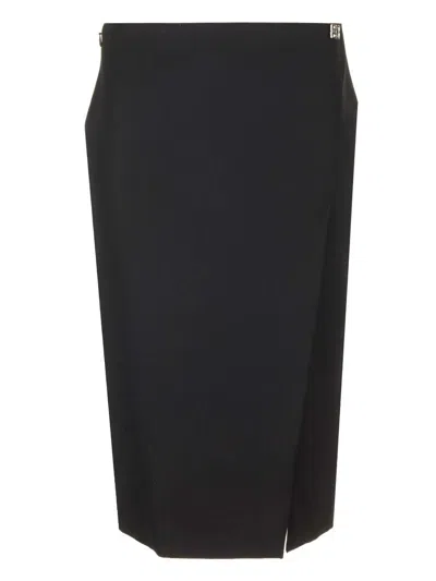 GIVENCHY GIVENCHY WOMEN WOOL MIDI SKIRT