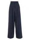 Givenchy Women Blue Wool Palazzo Pant