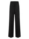 Givenchy Wool Pants With Front Darts And Wide Legs