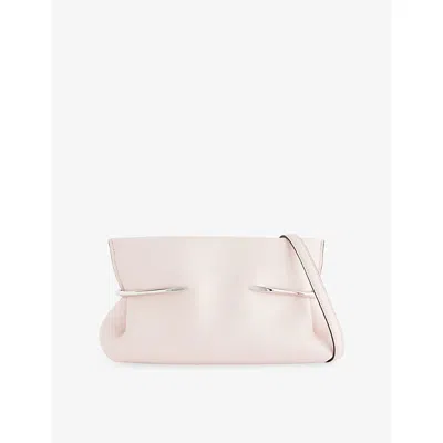 Givenchy Womens Baby Pink Pinch Engraved Leather Clutch Bag