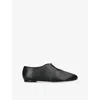 Givenchy 4g Liquid Nappa Leather Ballet Flats In Black
