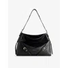 Givenchy Black Voyou Medium Shoulder Bag In Black
