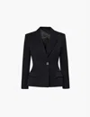 Givenchy Jacket In Wool With 4g Liquid Detail In Black