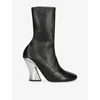 Givenchy Sculpted Ankle Boots In Nappa Leather In Black