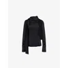 Givenchy Bow Draped Top In Black