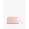 Givenchy Womens Flamingo Day Leather Pouch In Pink