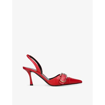 Givenchy Voyou Pointed Toe Slingback Pump In Red