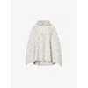Givenchy Poncho En Jacquard Monogramme 72 In Beige