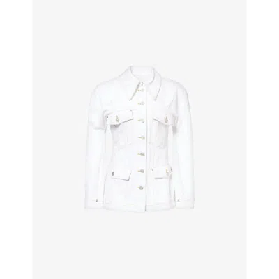 Givenchy Denim Buttoned Jacket In White