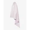 Givenchy Womens Pale Pink Asymmetric Halterneck Leather Maxi Dress In Pink