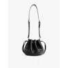 Givenchy Small Pumpkin Drawstring Leather Bucket Bag In Black