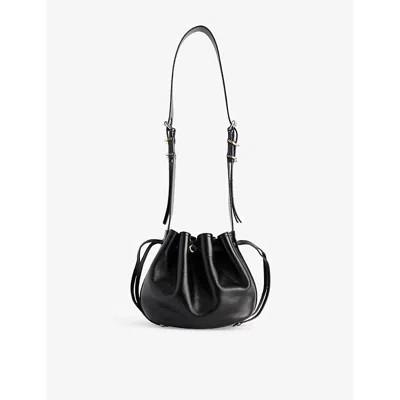 GIVENCHY WOMENS BLACK PUMPKIN SMALL LEATHER SHOULDER BAG