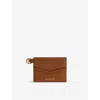 Givenchy Brown Voyou Card Holder In 222-soft Tan