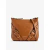 Givenchy Voyou Crossbody Bag In Leather In Tan