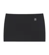 Givenchy Mini Skirt In Wool With 4g Liquid Detail
