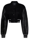 GIVENCHY GIVENCHY WOOL ADN LEATHER BOMBER JACKET