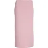 Givenchy Wool & Alpaca Blend Rib Midi Skirt In Pink