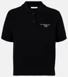 Givenchy Wool And Cashmere Polo Sweater In Black