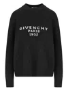 Givenchy Womens Black Brand-intarsia Round-neck Wool And Cashmere Sweater In Black
