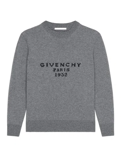 GIVENCHY WOOL AND CASHMERE PULLOVER WITH GIVENCHY PARIS 1952