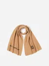 Givenchy Wool And Cashmere Scarf In Brown