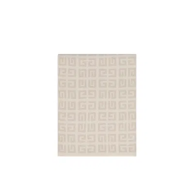 Givenchy Wool And Cashmere Scarf Men In Neutral