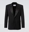 Givenchy Wool And Mohair Blazer In Black