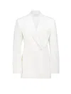 Givenchy Wool And Mohair Blazer In White