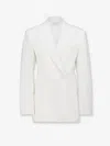 Givenchy Wool And Mohair Blazer In White