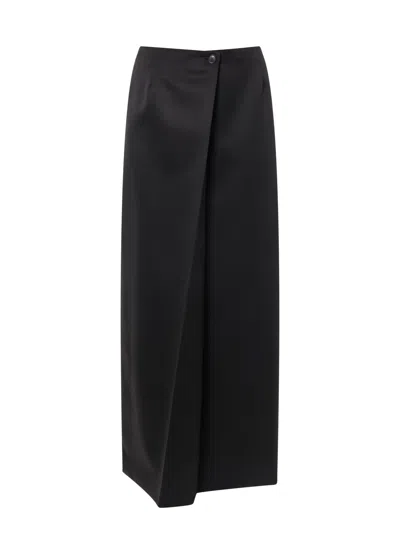 Givenchy Black Long Skirt Back Slit
