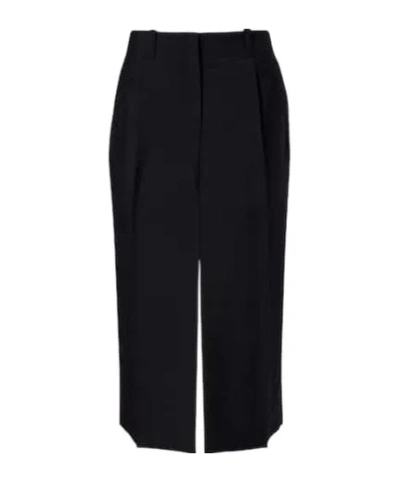 Givenchy Wool And Mohair Skirtpants In Black