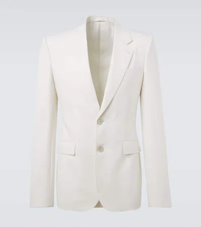 Givenchy Wool And Mohair Suit Jacket In White