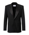 Givenchy Wool And Mohair Tuxedo Jacket In Black