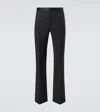 Givenchy Wool And Mohair Tuxedo Pants In Black