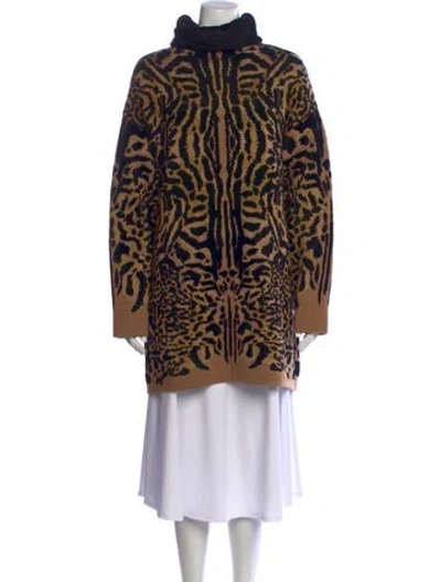 Pre-owned Givenchy Wool Animal Print Sweater In Multicolor