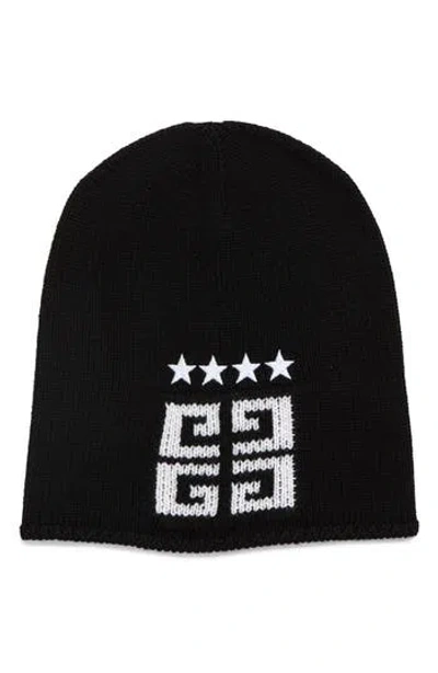 Givenchy Wool Beanie In Black