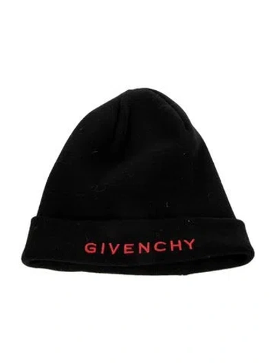 Pre-owned Givenchy Wool Beanie In Black